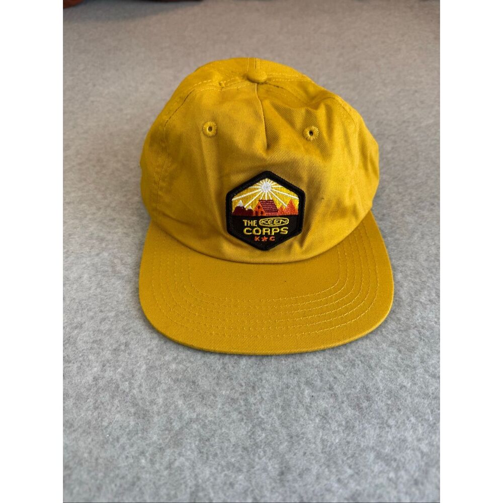 The Keen crops yellow adjustable baseball outdoor hat